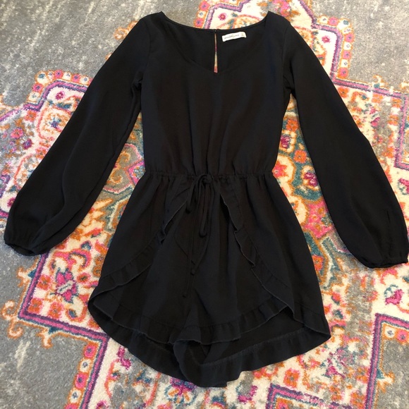 Abercrombie & Fitch Other - Black Ruffle Abercrombie and Fitch Romper